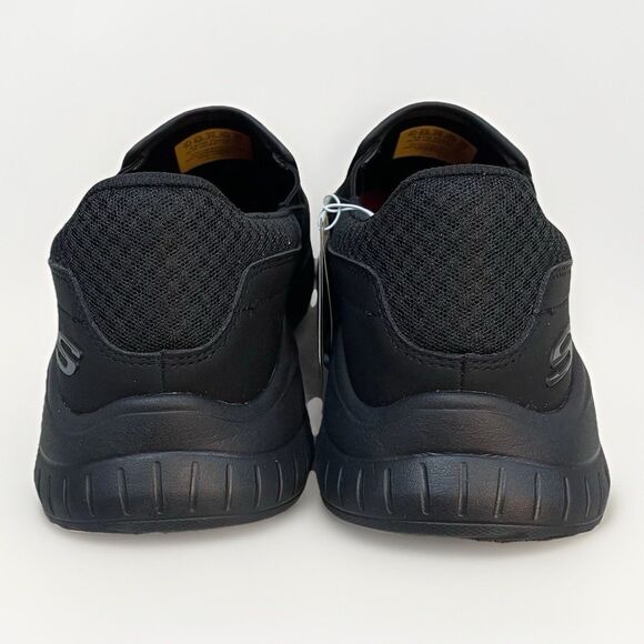 Skechers Shoes Men 10.5 Black Work SlipOn Slip Resistant Soft Memory Foam 200273 main image 8